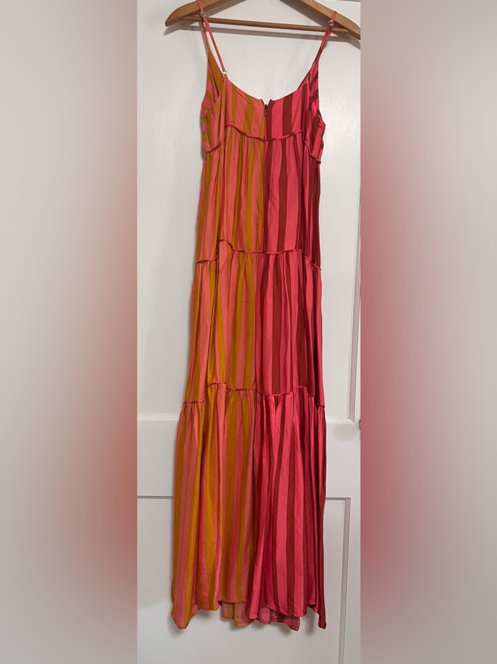 Farm Rio x Anthropologie Pink Stripe Maxi Dress - Picture 4 of 4